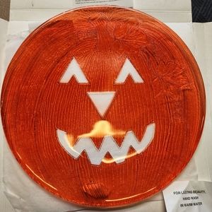 L.E. Smith Glass Company Pumpkin Platter